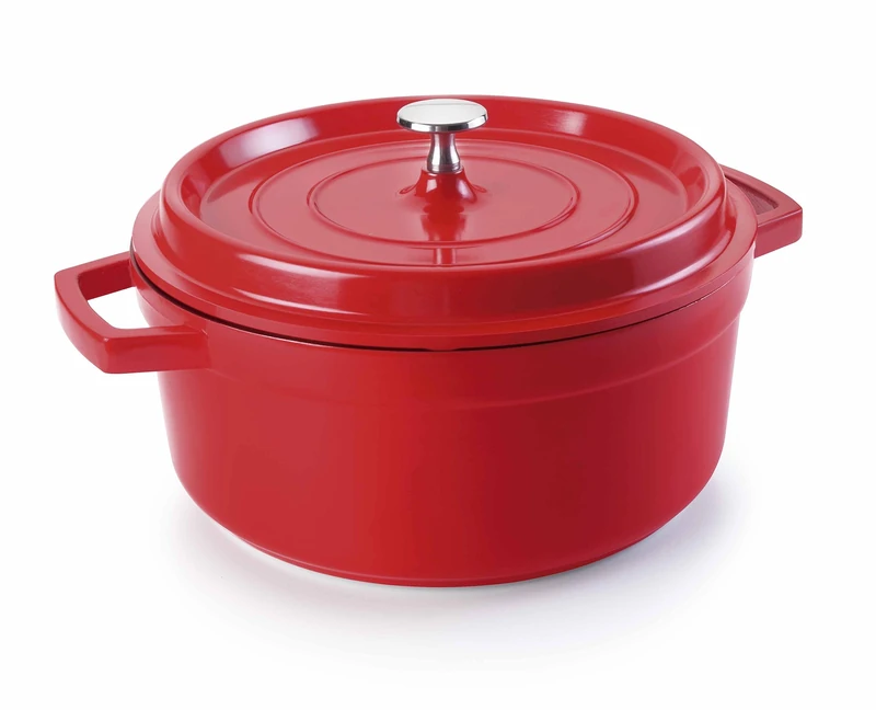 Lacor Cast Aluminum Red Casserole D.20 Cms