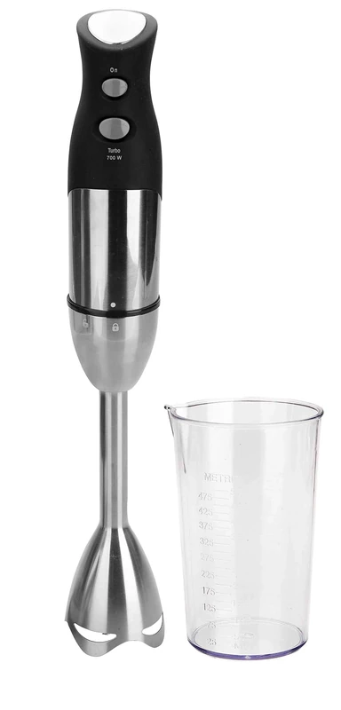 Lacor 61681 700 W Stick Blender and Beaker, 30 x 30 x 30 cm, Silver