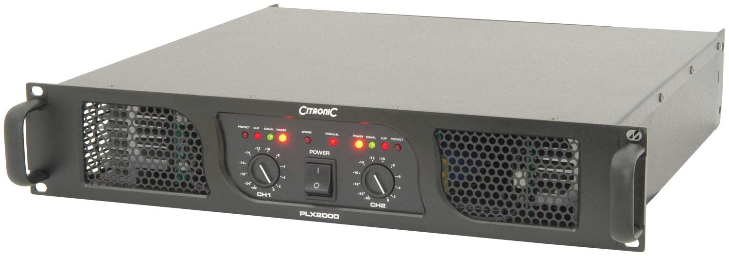 Citronic PLX Series Power Amplifier 2 x 1000Wrms at 2 ohms