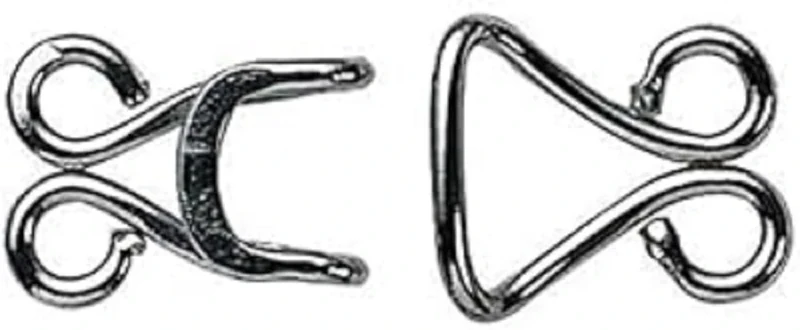 Prym - Prym Silver Hooks and Eyes (Size - No.13) for Corsets - 1 Unit - Image 1