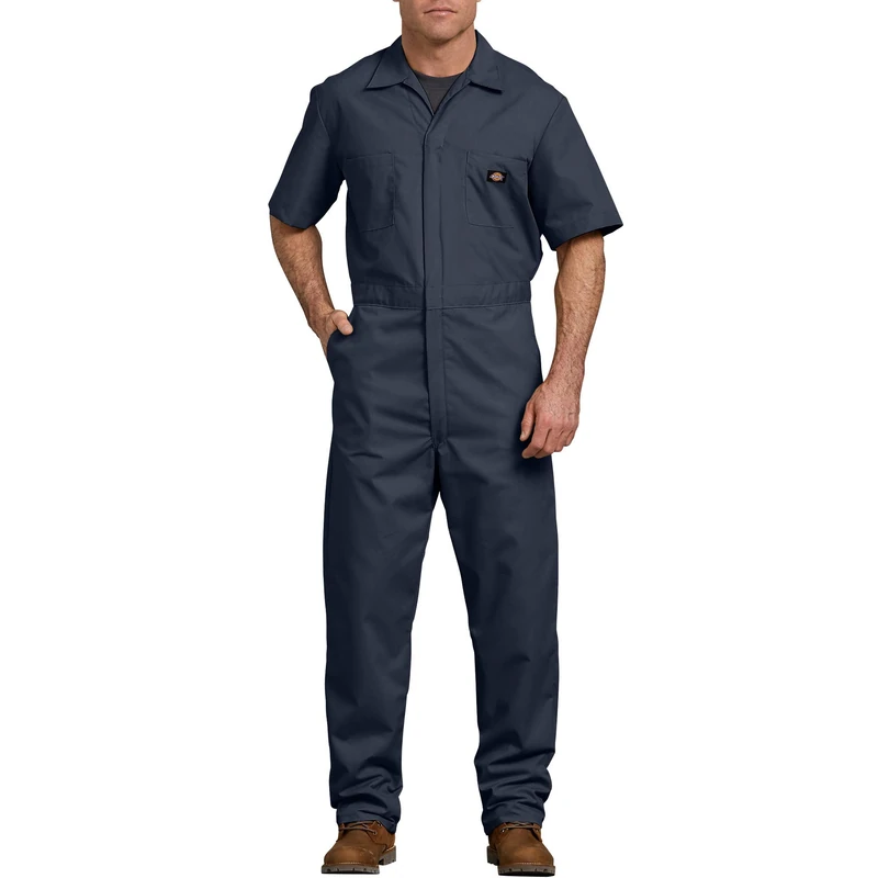 Dickies Men's Short Sleeve Coverall Big-Tall, Dark Navy, 3X-Large