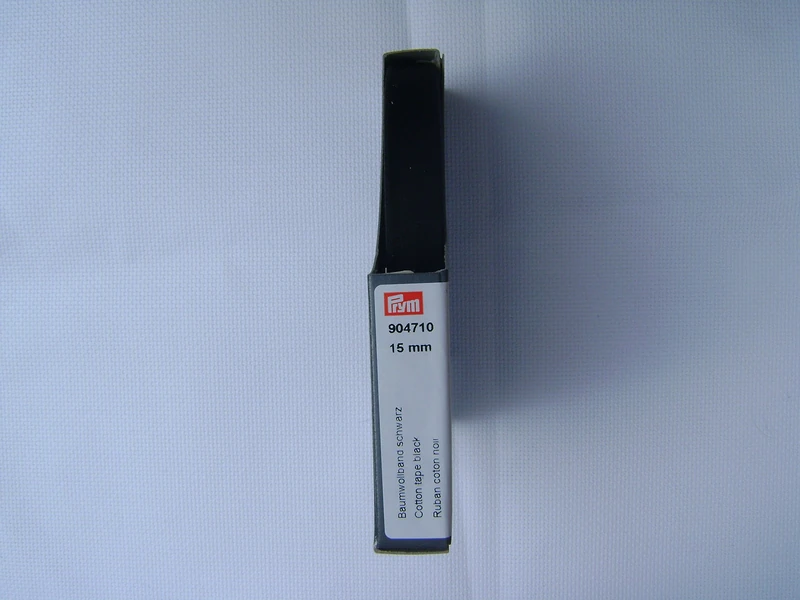 Prym Cotton band 15 mm black, 100% CO