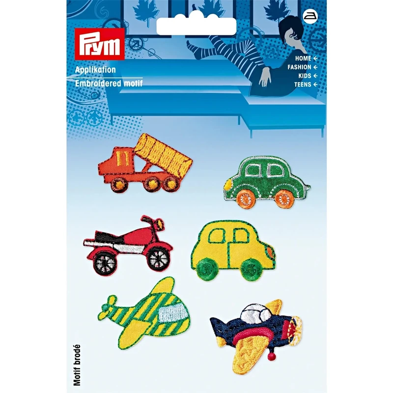Prym Application, Gold, Pack of 6, Patches for Clothing