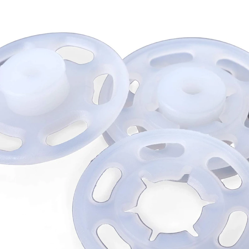 Prym 347168 Sew-On Press Studs KST Transparent 10 mm