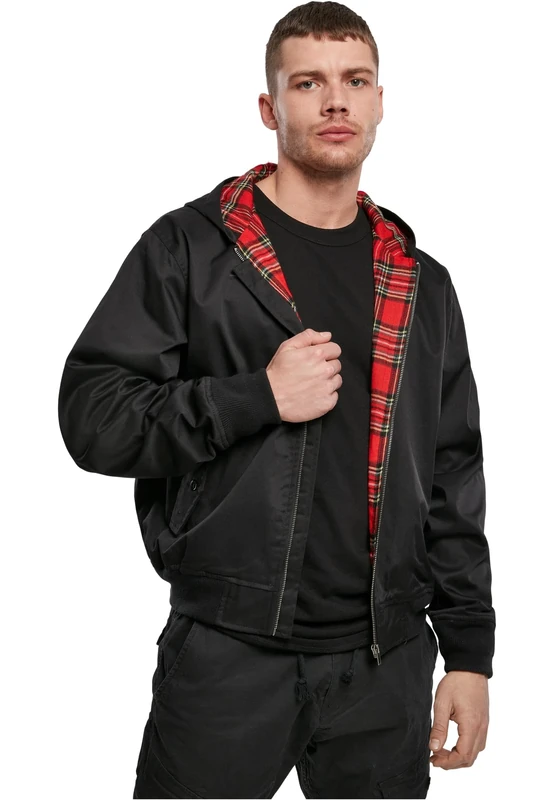 Brandit Lord Canterbury Hooded Jacket, color: black, size: L