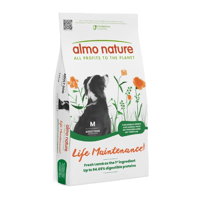 Almo Nature Life Maintenance Dry Dog Food Lamb - 12 kg