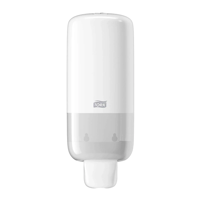 Tork Foam Soap Wall Mounted Dispenser for Foam Soap and Foam Hand Sanitiser, Elevation - 561500 - Economical, Leak-proof S4 Wall Mounted Dispenser System, White