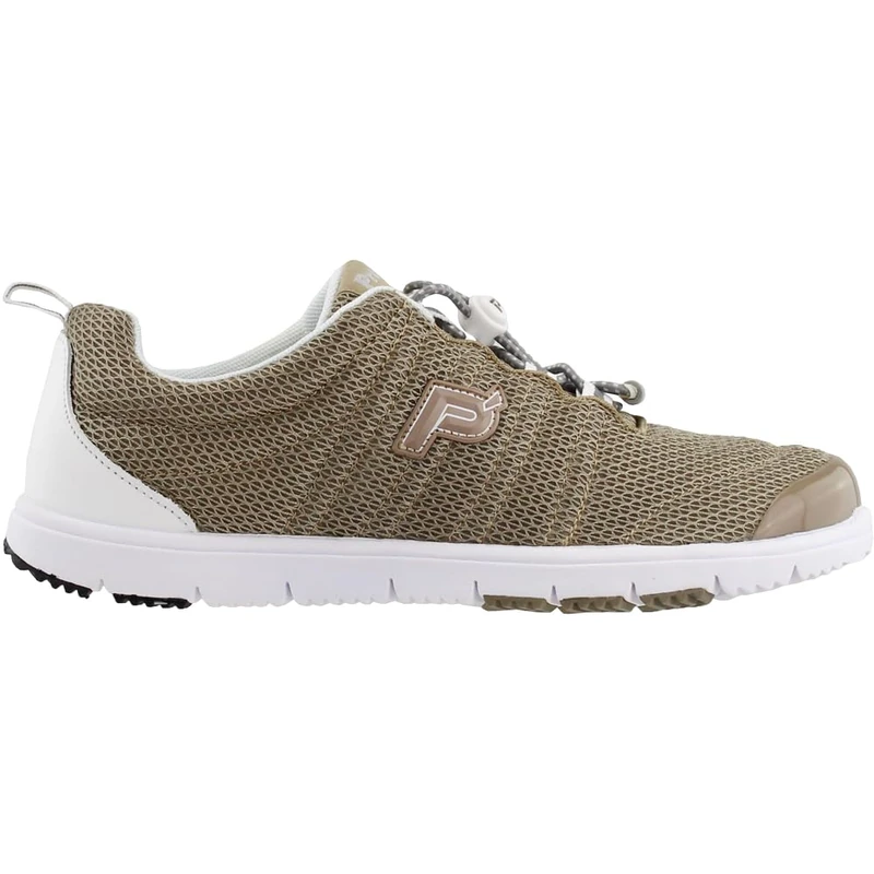 Propét Womens Travel Walker II Travel Walker Ii Beige Size: 7 US - Image 1