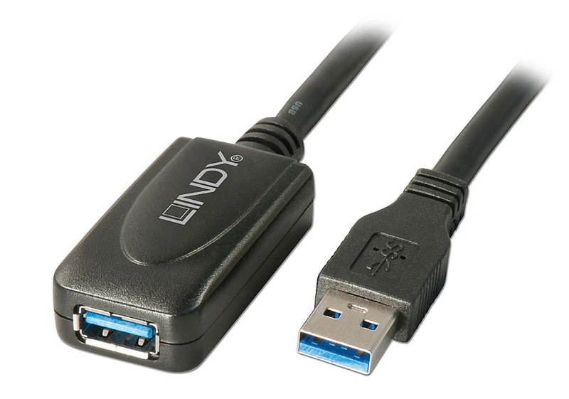 LINDY 5m USB 3.0 Active Extension Cable - Image 1