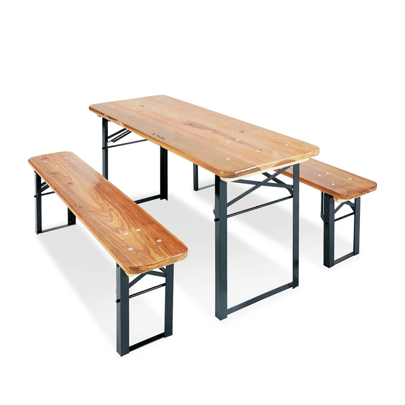 Pinolino Children's Bench and Table Set for Outdoor Festivities Sepp (3-Piece)