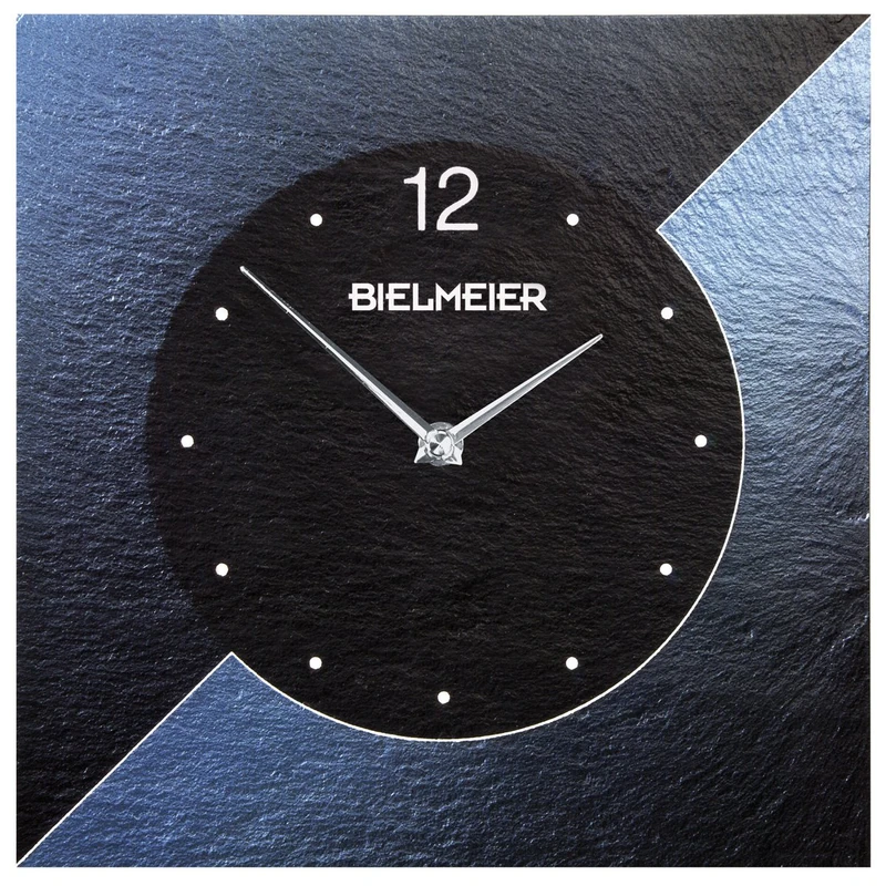 Bielmeier 300000 Wall Clock BHG 30 Airbrush Design, Blue