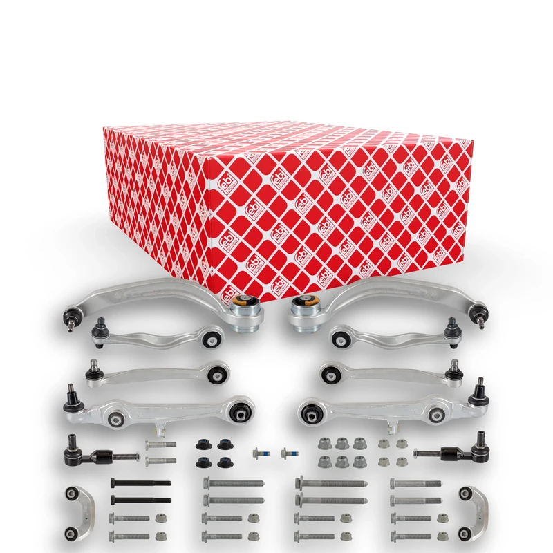 febi bilstein 21502 Control Arm Kit with stabiliser links and ends, pack of one