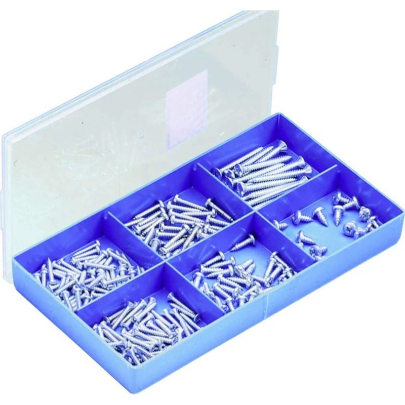 804428 Self-Tapping Screws Assortment 200 Pieces