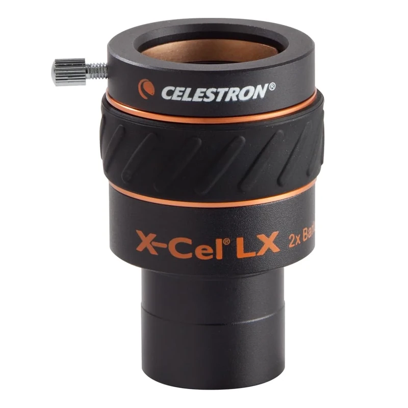 Celestron 93529 1.25 Inch X-Cel LX 2x Barlow Lens, Black
