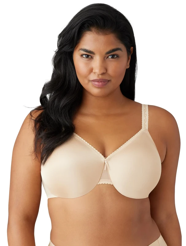 Wacoal Women's Full Figure Simple Shaping Minimiser Bra, Naturally Nude, 42DD
