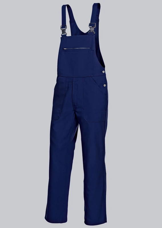 BP 1409-720-10-64, Bib & brace, Stretch braces with clip fastenings 305,00 g/m², Reinforced cotton darkblue, 47/48