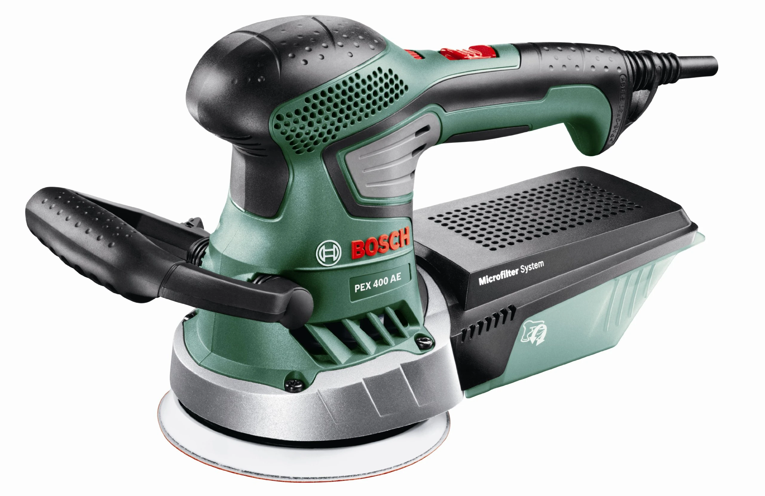 Bosch orbital sander PEX 400 AE (350 Watt, in plastic case)