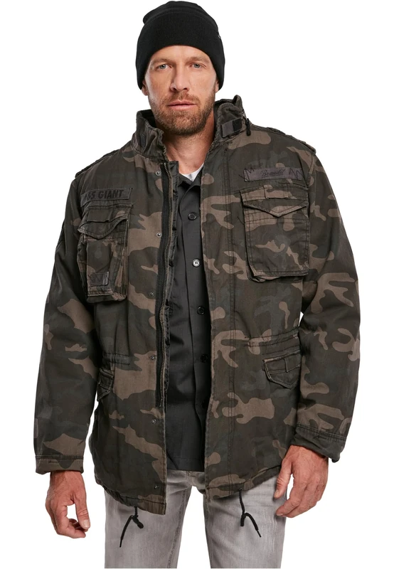 Brandit M65 Giant Jacket, Color: darkcamo, Size: 6XL