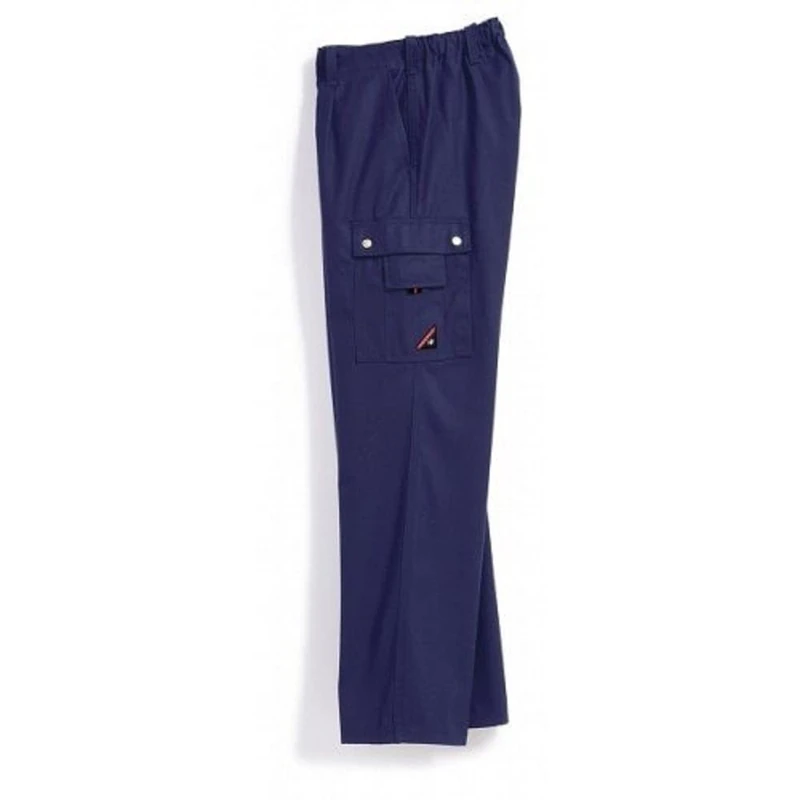 BP 1477-720-10-44, Work trousers, with elasticated back 305,00 g/m², Reinforced cotton darkblue, 30 - Image 1