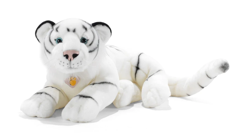 Plush and Company Name White Tiger Plush Toy, 50 Cm