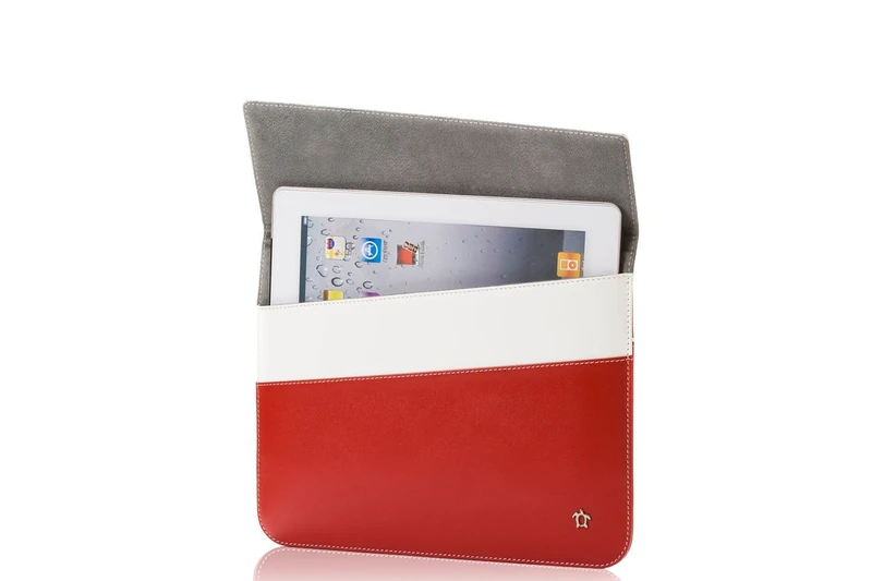 Issentiel IS52264 Leather Case for iPad Air - Red/White - Image 1