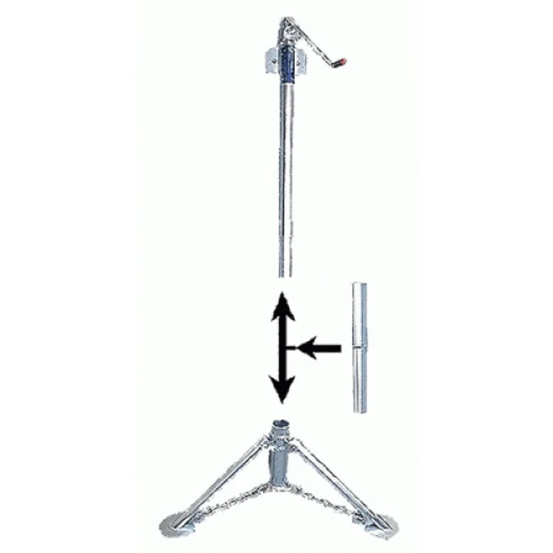 Rieco-Titan Products THD-227-4 8" Tripod Jack Extension, (Set of 4) - Image 1