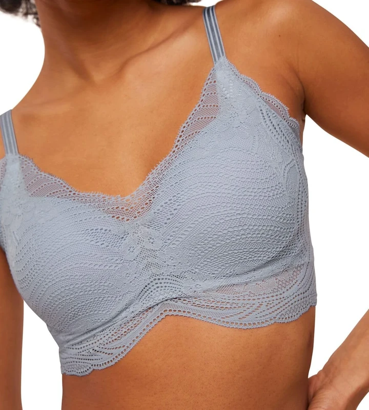 Triumph Women's Lift Smart P Ex Bra, Eggshell Blue, 02