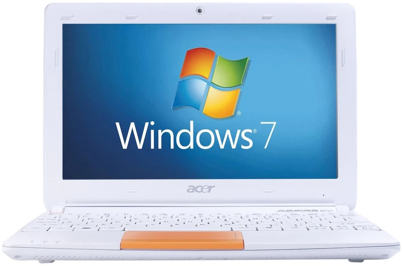 acer Aspire One Happy 2 10.1 inch Netbook (Intel Atom N450 Processor, 1GB RAM, 250GB HDD, 4 Hours Battery Life, Windows 7 Starter & Android) - Orange