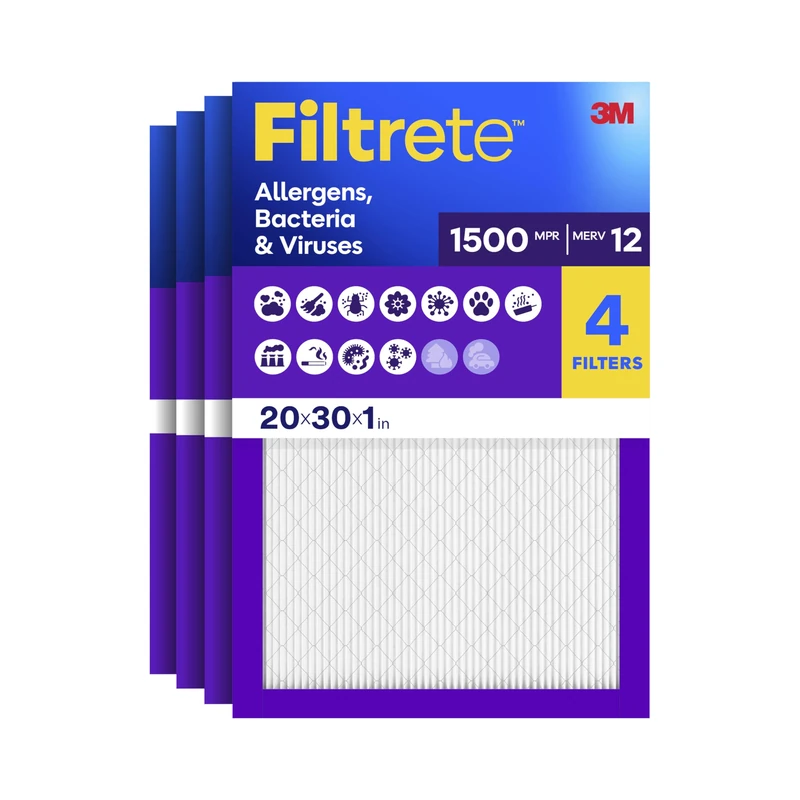 Filtrete Healthy Living Air Filter - 1500 MPR MERV 12
