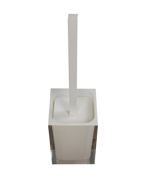 Gedy Rainbow Modern Toilet Brush Holder, White