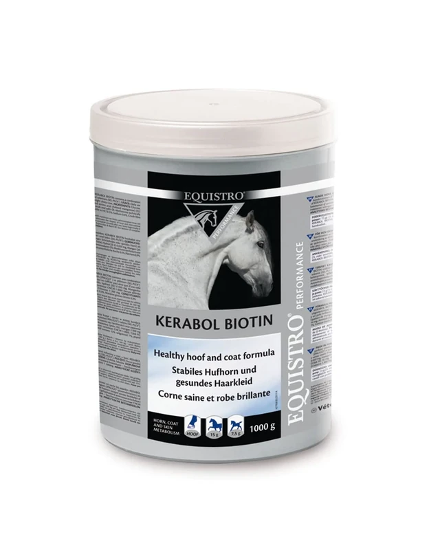 Equistro Kerabol Biotin 03605874170421 Storage Container 1 kg - Image 1