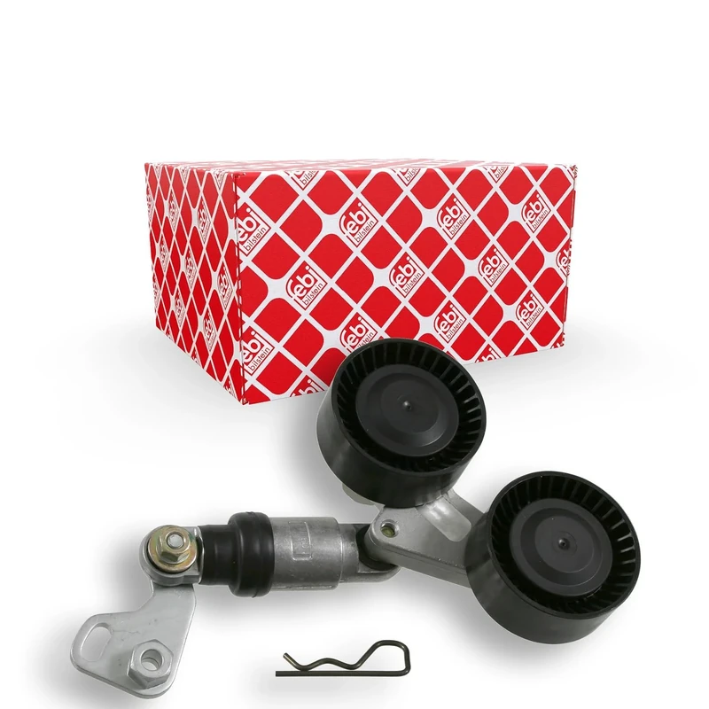 febi bilstein 21296 Tensioner Assembly for auxiliary belt, pack of one