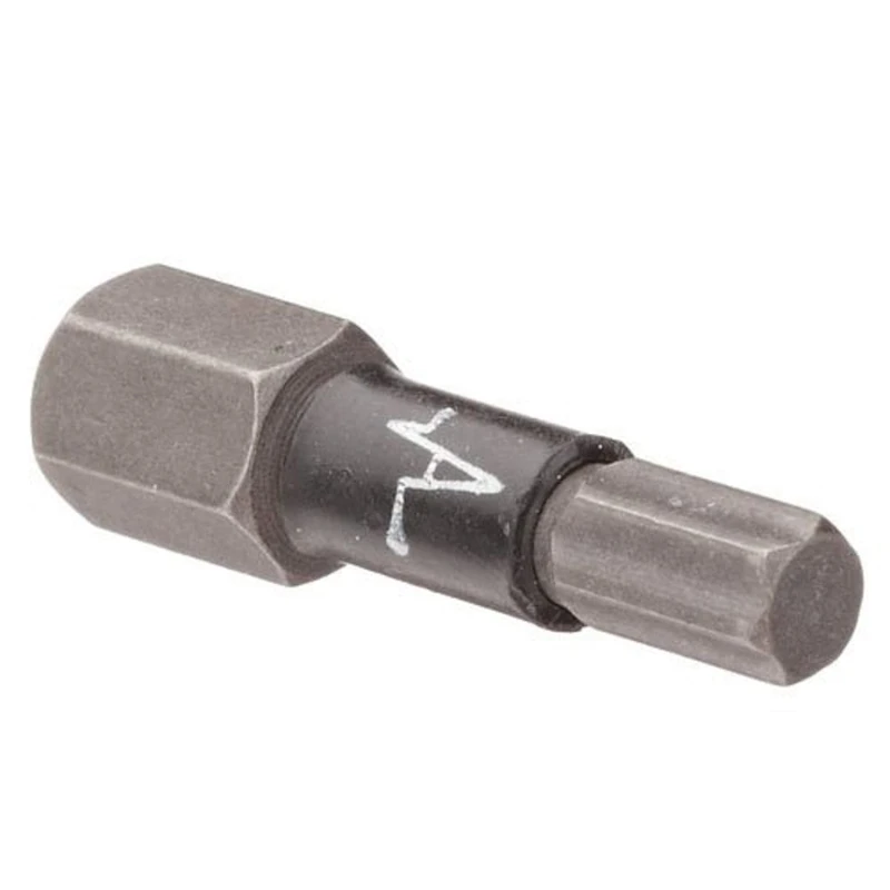 Wera 05057604001 4 x 25 mm "Impact 840/1 IMP DC" Bits for Hex Socket Screws - Silver (3 pack)