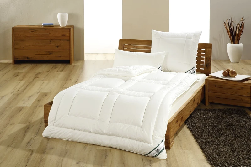 f.a.n.Frankenstolz All-Seasons Fibre Cotton Duvet Made in Africa, COTTON, natural, 135 cm x 200 cm - Image 1