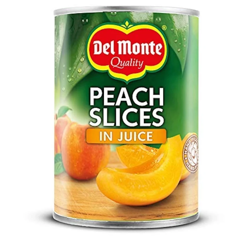 Del Monte Peach Slices in Juice 415 g (Pack of 12)