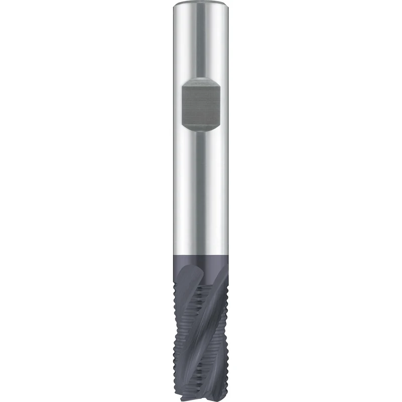 Alpen 702702000100 ALUNIT Z4 30 Degree Solid Carbide Roughing End Mills, 0 V, Grey, 20 mm