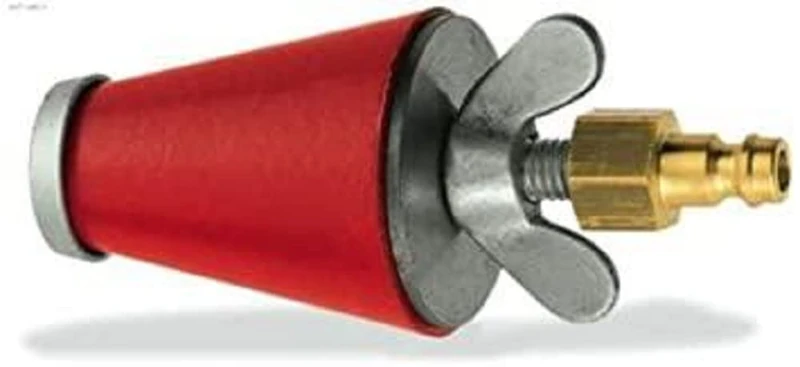 Gas Test Plug, Conical, Size 0, 3/8-1/2 Inch, Coupling
