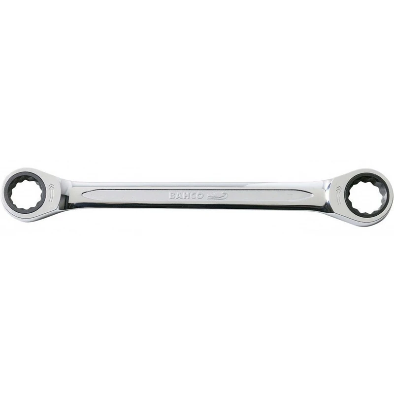 Bahco 1320RZ-1/2-9/16 Ratcheting Ring Wrench, Silver, 1/2-9/16-Inch - Image 1
