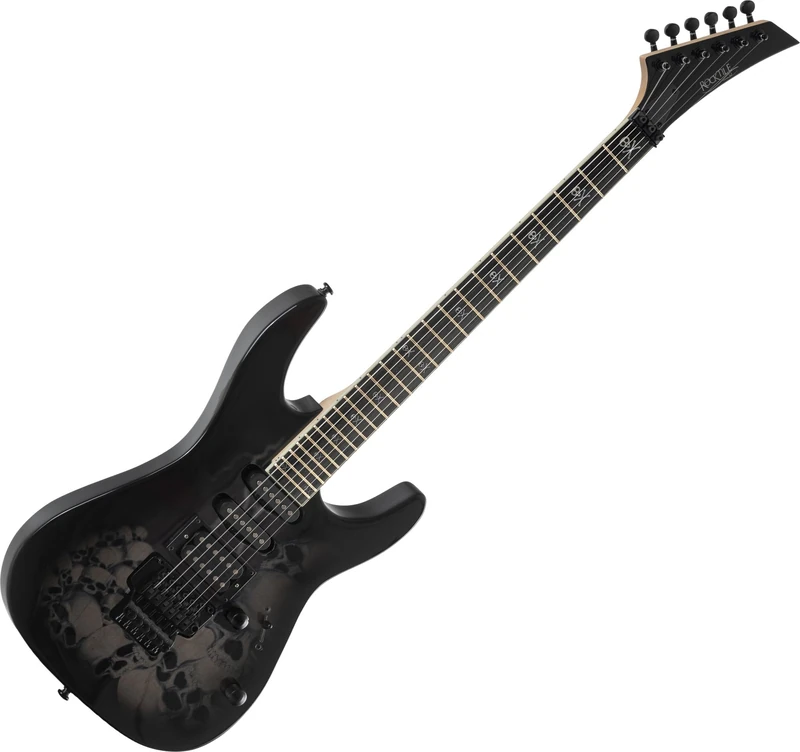 Rocktile Pro JK150F BSK Electric Guitar Skull - Image 1