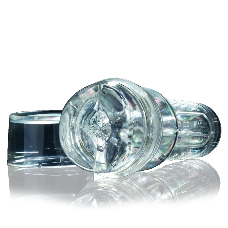 Fleshjack Ice Jack Bottom Crystal Texture Discrete Masturbator, Made of Realistic Superskin Material