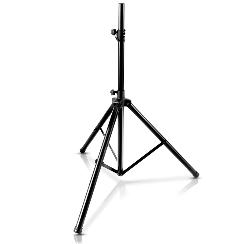 Pyle Adjustable Tripod Speaker Stand, Portable Floor PA DJ Speaker Stand, Height Adjustable 100–180 cm, Heavy-Duty Stable Support for Loudspeakers