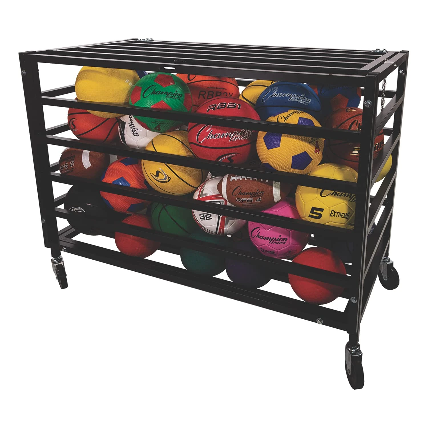 Champion Sports All Pro Ball Locker (Black)