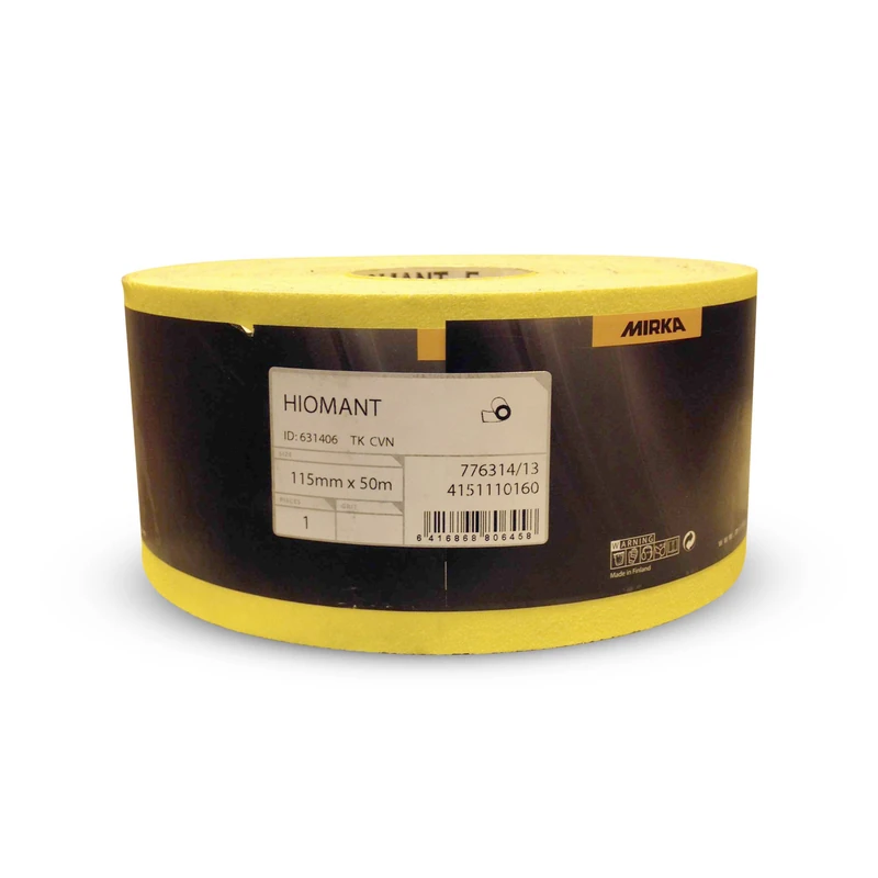 Mirka Yellow Oxide Sandpaper Roll 120 Grit 50m