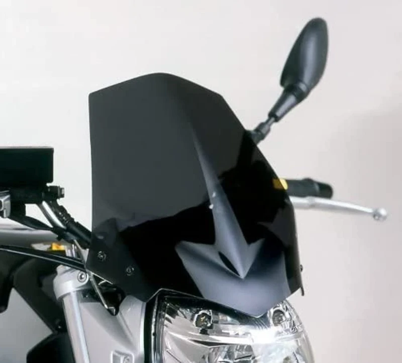 Puig 4117F Windshield for Suzuki GSR600 2006-2011, Dark Smoke, Medium