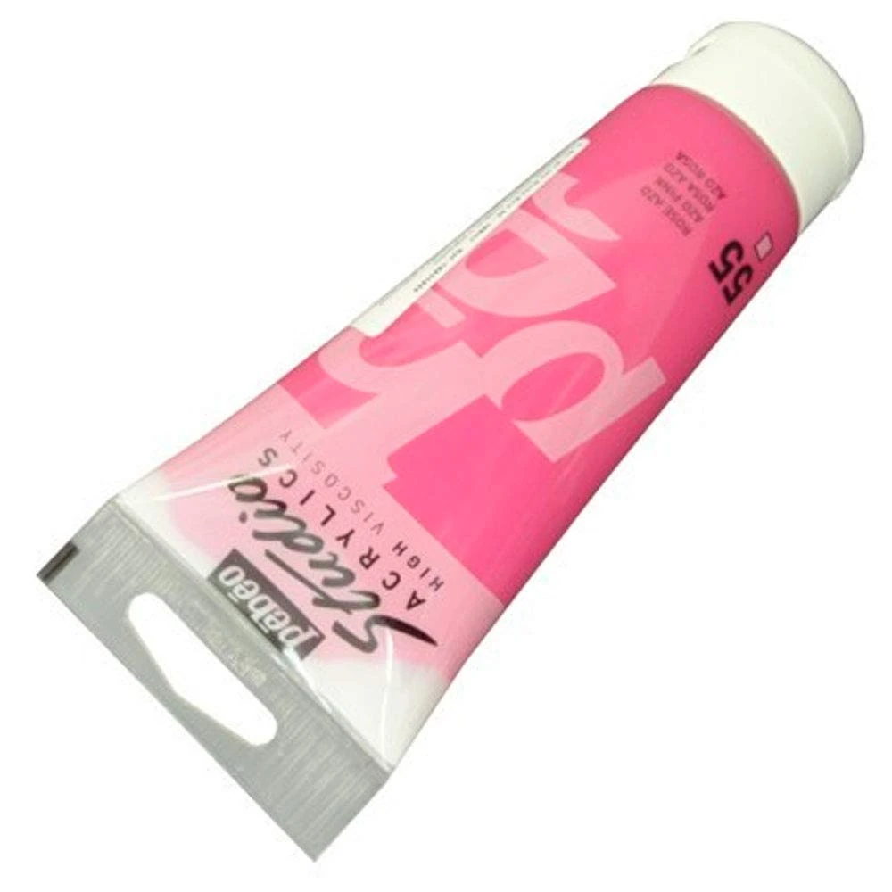 PEBEO 831-055 100 ml Studio Acrylic Paint, Azo Pink