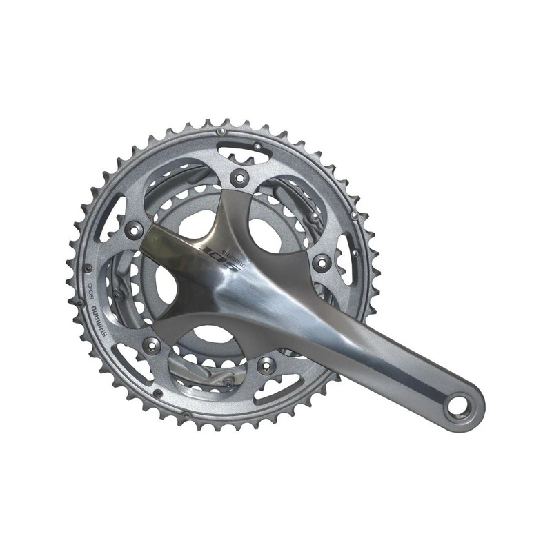 Shimano 105 5700 Triple Chainset - Silver, 172.5mm