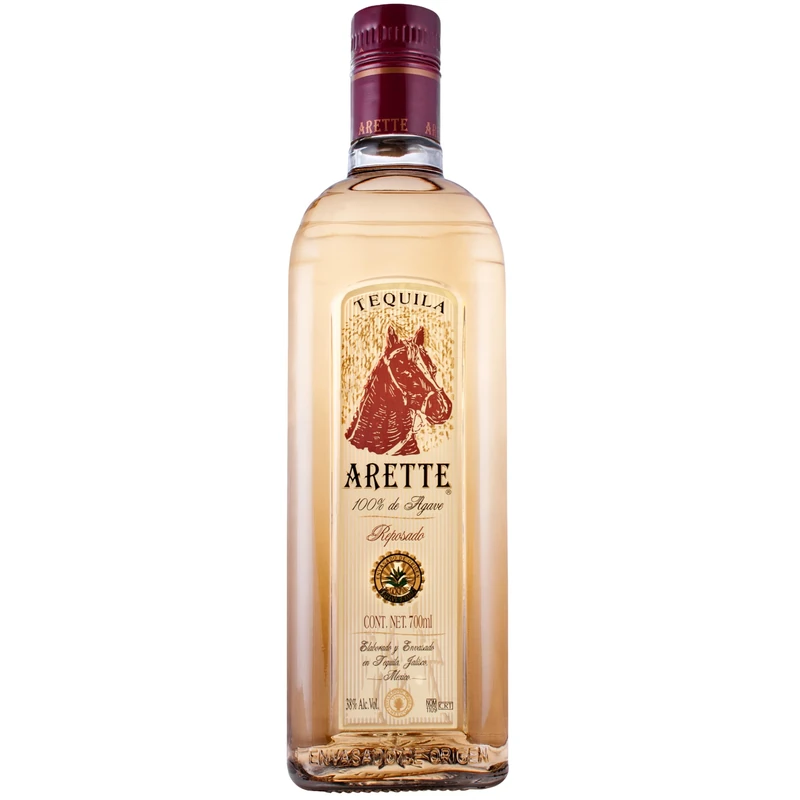 Arette Clasico Reposado Tequila 70cl | Premium 100% Blue Weber Agave Mexican Spirit | Oak Aged Smooth Repo for Sipping & Cocktails, 38% vol
