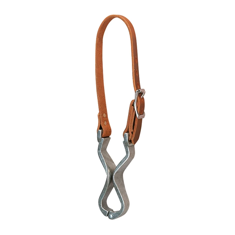 Weaver Leather Harness Leather and Aluminum Cribbing Strap Russet