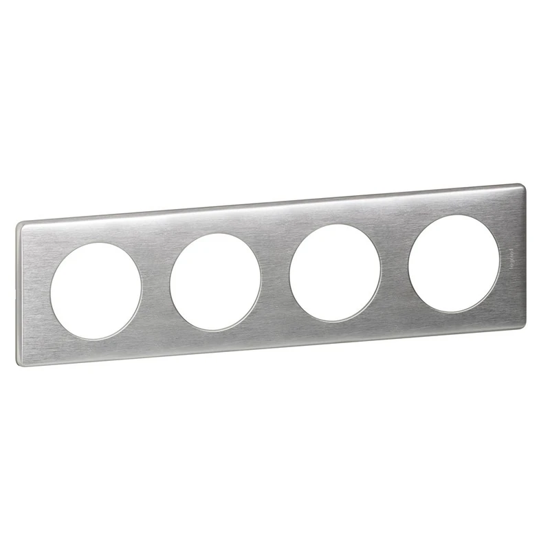 Legrand Celiane LEG68924 Socket/Switch Frame with 4 Holes Aluminium