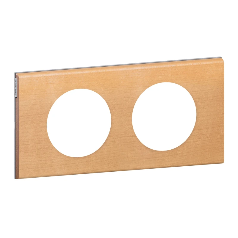 Legrand Céliane Plaque with 2 Holes, Brown, LEG69212
